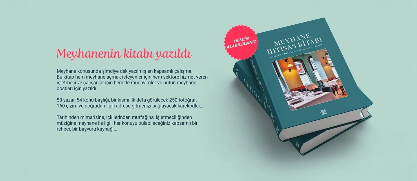 Meyhanenin kitabı yazıldı
