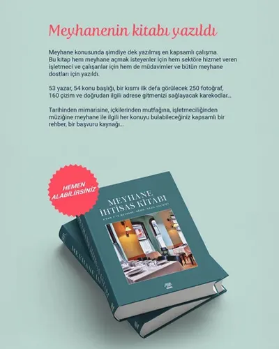 Meyhanenin kitabı yazıldı