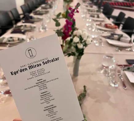 Rakı Gastronomisi: Ege'den Miras Sofralar