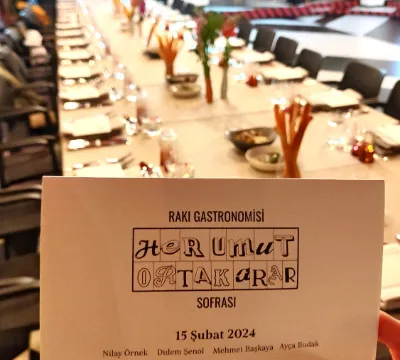 RAKI GASTRONOMİSİ: HER UMUT ORTAK ARAR SOFRASI