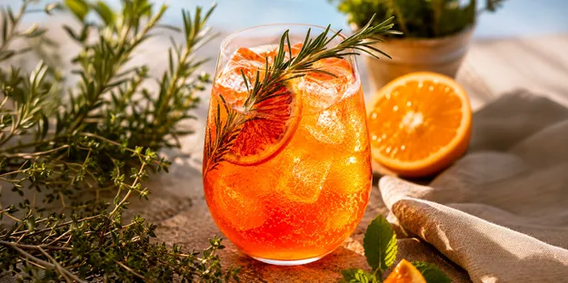Biberiyeli Portakal Spritz