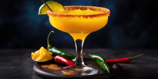 Spicy Mango Mezcal Margarita